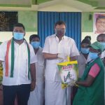 On behalf of PaambanTown congress committee, Mr. Karti Chidambaram distributed essential items to the sanitation workers, fishermen and the general public of Paamban Town on 13.5.2020