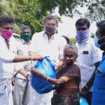 On behalf of the Paramakudi Town congress committee, Mr. Karti Chidambaram distributed essential items to the sanitation workers, leprosy patients, and the general public of Paramakudi Town on 13.5.2020.