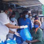 On behalf of the Paramakudi Town congress committee, Mr. Karti Chidambaram distributed essential items to the sanitation workers, leprosy patients, and the general public of Paramakudi Town on 13.5.2020.