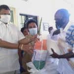 Mr Karti Chidambaram, on 02.06.2020, distributed essential relief items to the laundry workers of Sivaganga district, at the Sivaganga MP office.