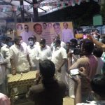 Sivaganga MP, Mr Karti Chidambaram, on 28.07.2020, Tuesday, donated HT LED light in Bus Stand area at Pallathur Panchayat of Sivagangai Panchayat for the public usage of that area.  The light has been donated from the MP Constituency Development Fund.  