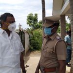 Sivaganga MP, Mr Karti Chidambaram, visited the house of Retired Air Force Officer, Mr Nagasundaram at Marudapatti Village in Singampuneri Block in Sivaganga District, in whose house the robbery happened recently.