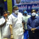 Sivaganga MP, Mr Karti Chidambaram, on 27.07.2020, Monday, donated HT LED light at the new bus stand in Manamadurai Panchayat for the public usage of that area.  The light has been donated from the MP Constituency Development Fund.