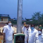 Sivaganga MP, Mr Karti Chidambaram, on 28.07.2020, Tuesday, donated HT LED light in Adhi Dravidar Colony of Kottayur Panchayat of Sivagangai District for the public usage of that area.  The light has been donated from the MP Constituency Development Fund. 