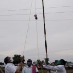 Sivaganga MP, Mr Karti Chidambaram, on 28.07.2020, Tuesday, donated HT LED light in Mitravayal Panchayat of Saakottai Panchayat Union of Sivagangai District for the public usage of that area.  The light has been donated from the MP Constituency Development Fund.  