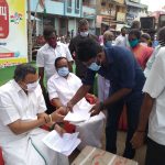 Mr Karti P Chidambaram, MP, Sivaganga, met with the public of Sivaganga Town on 28.10.2020 and heard to their grievances and received petitions from them. 