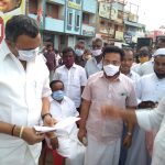 Mr Karti P Chidambaram, MP, Sivaganga, met with the public of Sivaganga Town on 28.10.2020 and heard to their grievances and received petitions from them. 