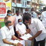 Mr Karti P Chidambaram, MP, Sivaganga, met with the public of Sivaganga Town on 28.10.2020 and heard to their grievances and received petitions from them. 