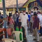 Mr Karti P Chidambaram, MP, Sivaganga, along with Karaikudi MLA, Mr Mangudi, inaugurated the COVID vaccination camp being organised at the Othakadai region of Devakottai Municipality on 27.05.2021