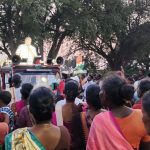 while campaigning for the Congress MLA Candidate from Karaikudi Assembly, Thiru Mangudi at Manakkudi in Kannagudi Union on 03.04 (2)