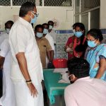 Mr Karti P Chidambaram, MP, Sivaganga, along with MLA of Karaikudi, Mr Mangudi, inaugurated the COVID vaccination camp organised at PHC, Puduvayal Municipality on 29.05.2021