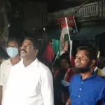 Mr Karti P Chidambaram, MP, Sivagangai, during the election rally for the TN Local Body elections campaigning for the Party's election candidate in Sivagangai Municipality on 11.02 (1)