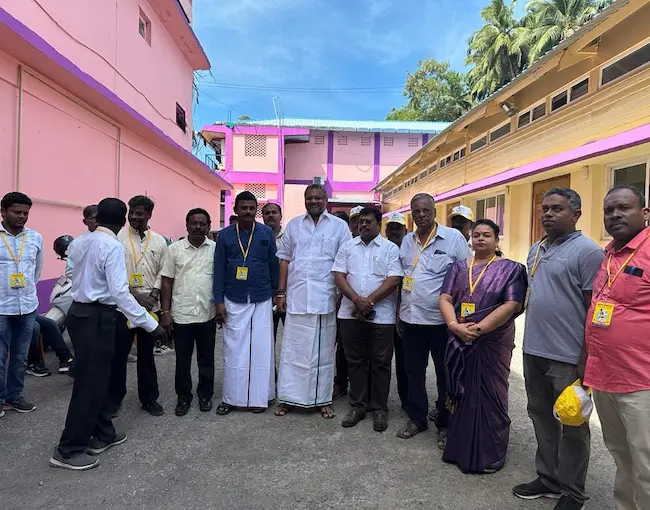 Mr Karti P Chidambaram, Member of Parliament, Sivaganga Constituency, participated in the pongal celebrations organised by Andaman Tamil Community at Andaman on 07.01.2024 and met with the organisers of the event.
