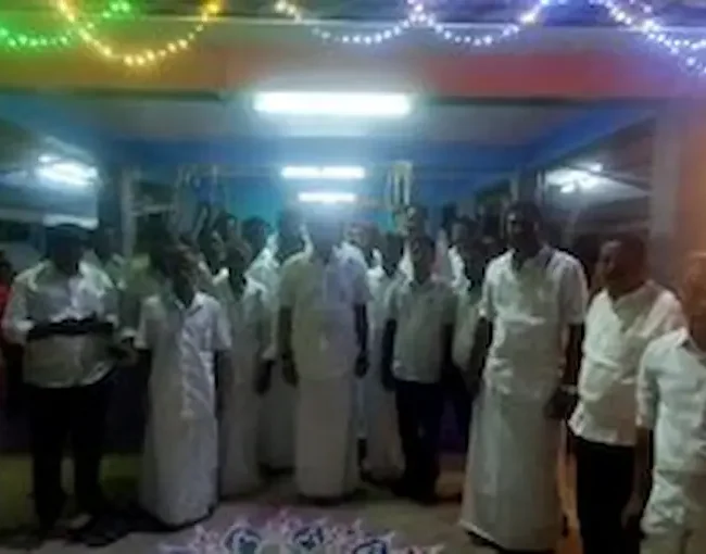 Mr Karti P Chidambaram, Member of Parliament, Sivagangai visited Sri Ankala Parameswari Temple in Alangadu village of Thiruvarankulam union of Pudukottai district and sought the blessings of the deity.